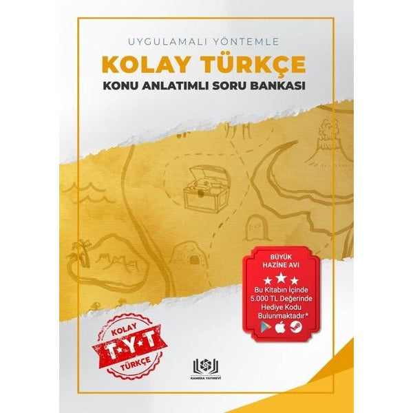 Uygulamalı Yöntemle Kolay Türkçe - Konu Anlatımlı Soru Bankası | Kamera Yayınevi (İnce Kapak)