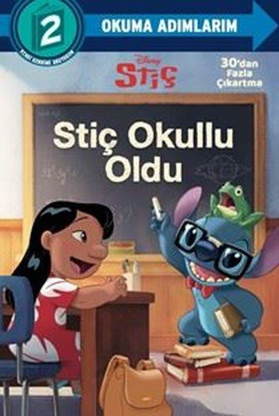 Disney Stiç - Stiç Okullu Oldu - Disney Okuma Adımlarım 2 | Beta Kids (İnce Kapak)  - Resim 1