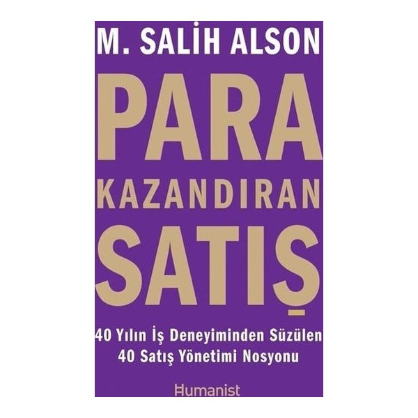 Para Kazandıran Satış | Humanist Kitap Yayıncılık (İnce Kapak)