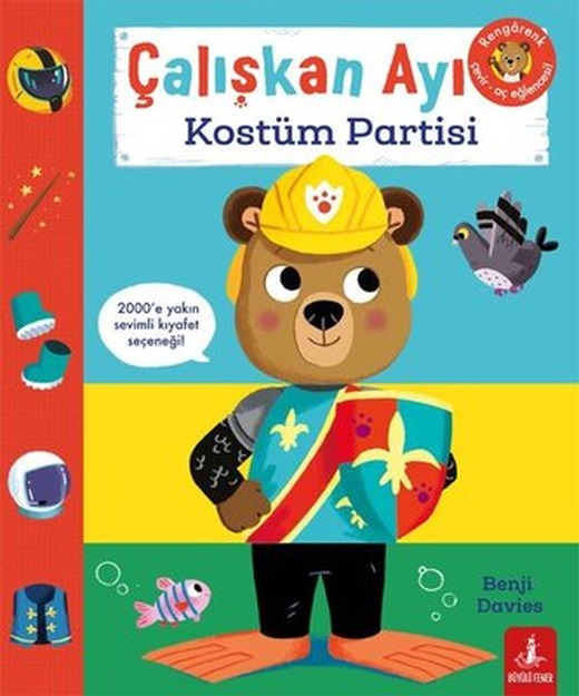 Çalışkan Ayı - Kostüm Partisi - Hareketli Kitap |Büyülü Fener (İnce Kapak)