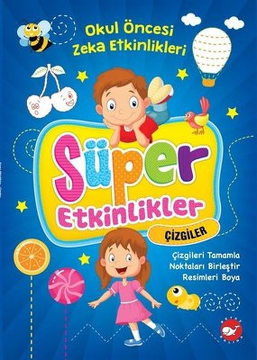 Çizgiler-Süper Etkinlikler | Beyaz Balina Yayınları