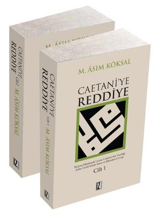 Caetani'ye Reddiye - 2 Cilt Takım | İz Yayıncılık - Araştırma-İnceleme Dizisi (İnce Kapak)