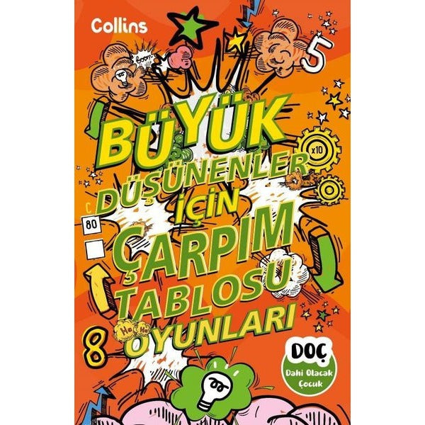 Büyük Düşünenler İçin Çarpım Tablosu Oyunları | Dahi Olacak Çocuk Yayınları (İnce Kapak)