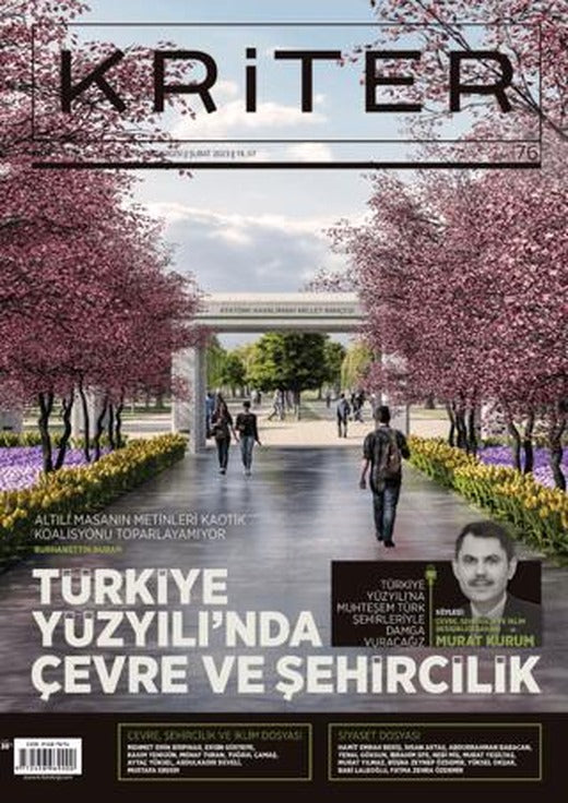 Kriter Aylık Siyaset Toplum ve Ekonomi Dergisi Sayı: 76 - 2023 | Kriter Aylık Siyaset Toplum ve Ekonomi Dergisi Yayınları (Ciltsiz)