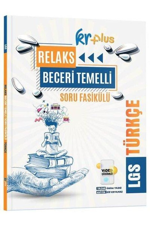 KR Plus LGS Relaks Türkçe Soru Fasikülü | KR Akademi (İnce Kapak)