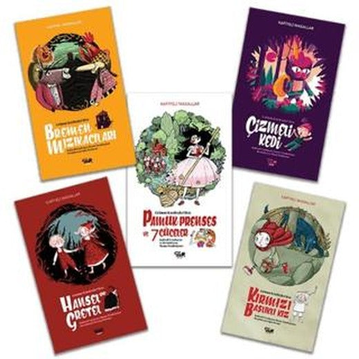 Kafiyeli Masallar Seti (5 Kitap Takım) | Tekir Kitap (Ciltsiz)