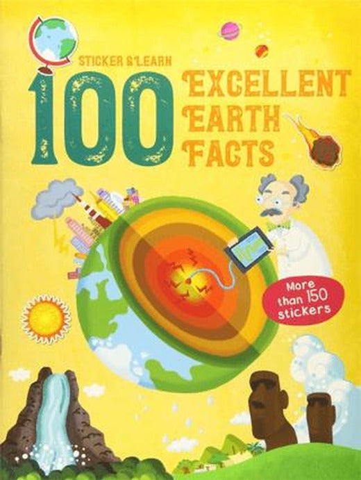 100 Facts Sticker and Learn: Excellent Earth Facts | Yoyo Books (Ciltsiz)