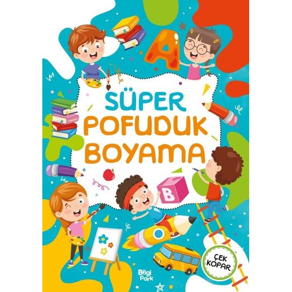 Süper Pofuduk Boyama Kitabı | Kolektif (İnce Kapak)