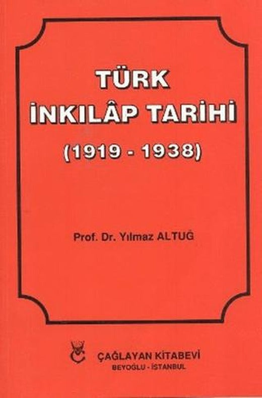 Türk İnkılap Tarihi | Çağlayan Kitabevi (Ciltsiz)