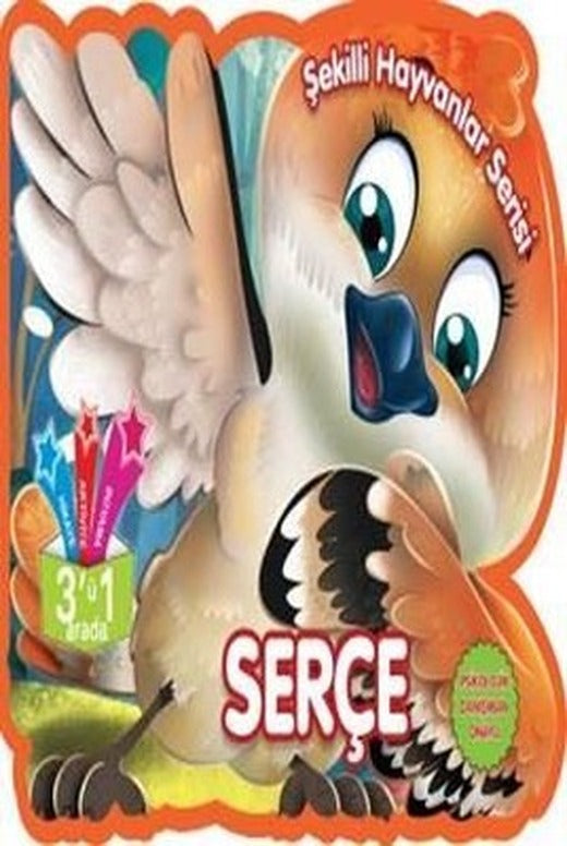 Şekilli Hayvanlar Serisi Serçe | Parıltı Yayınları