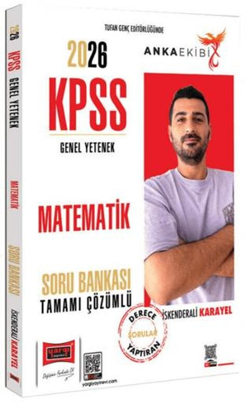 2026 KPSS Anka Ekibi Genel Yetenek Tamamı Çözümlü Matematik Soru Bankası | Yargı Yayınevi (Ciltsiz)