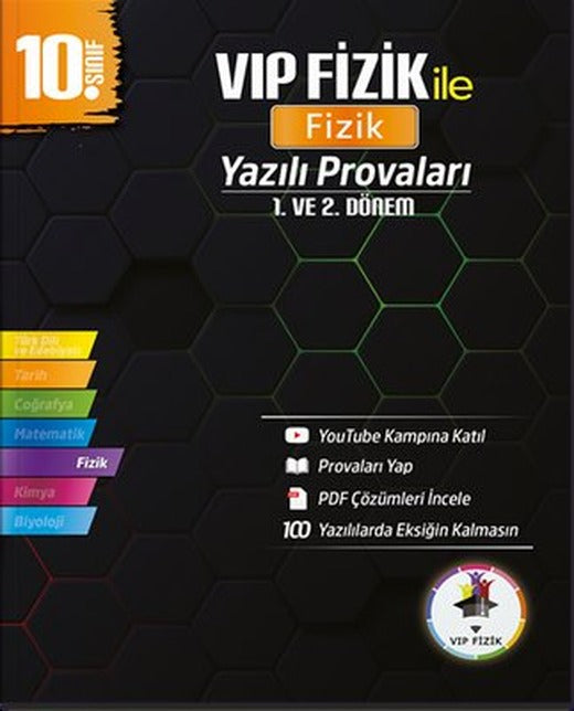 10. Sınıf Fizik Yazılı Provaları | VIP Fizik Yayınları (İnce Kapak)