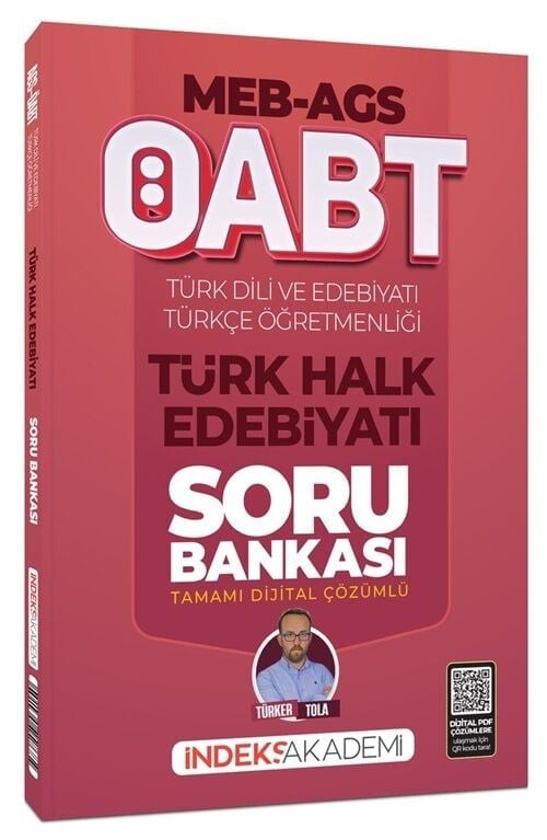 2026 ÖABT MEB-AGS Türk Dili ve Edebiyatı-Türkçe Türk Halk Edebiyatı Soru Bankası | İndeks Akademi Yayıncılık (Ciltsiz)