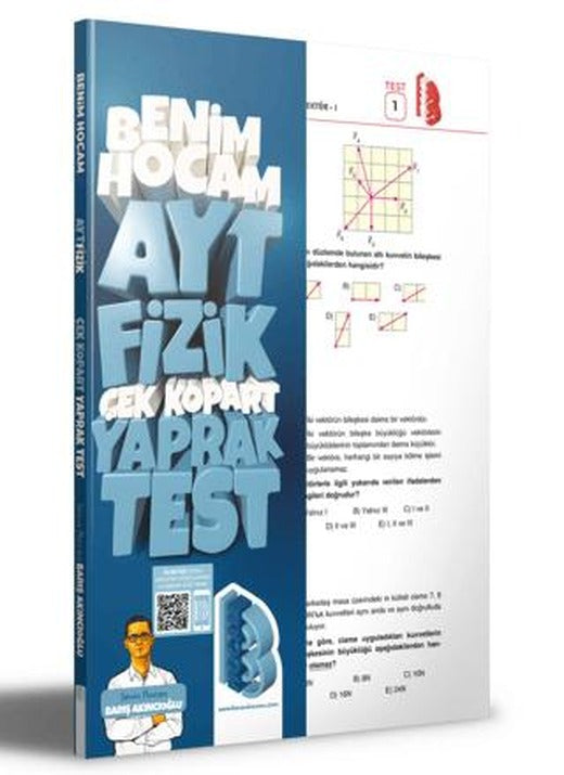 AYT Fizik Çek Kopar Yaprak Test | Benim Hocam Yayınları (Ciltsiz)