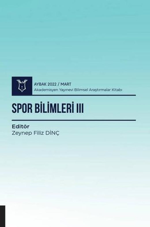 Spor Bilimleri III ( AYBAK 2022 Mart )