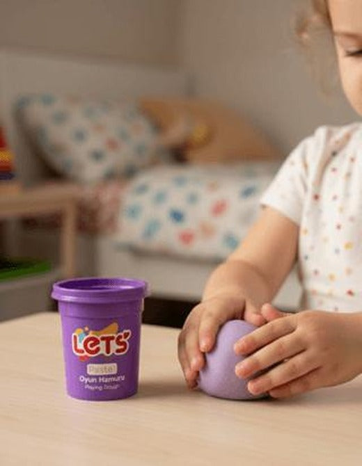 Let's Pastel Oyun Hamuru Mor 110g | Lets