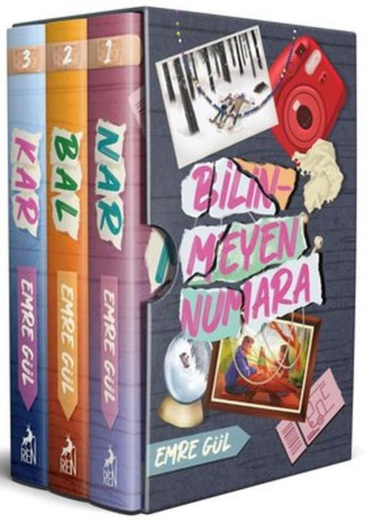 Bilinmeyen Numara Serisi Kutulu Seti - 3 Kitap Takım | Ren Kitap (Ciltli)