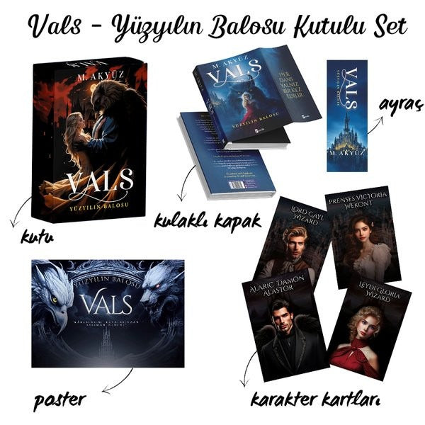 Vals - Yüzyılın Balosu Seti - Kutulu | Parola Yayınları (İnce Kapak)