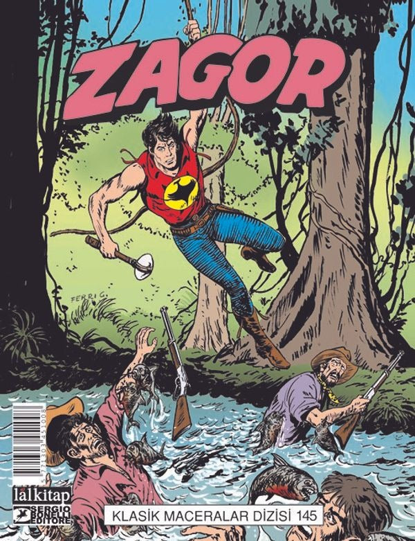 Zagor Klasik Maceralar Cilt 145 | Lal Kitap (Ciltsiz)