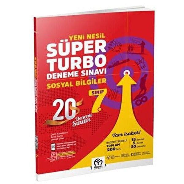7. Sınıf Sosyal Bilgiler Yeni Nesil Süper Turbo Deneme Sınavı | Model Eğitim Yayınları