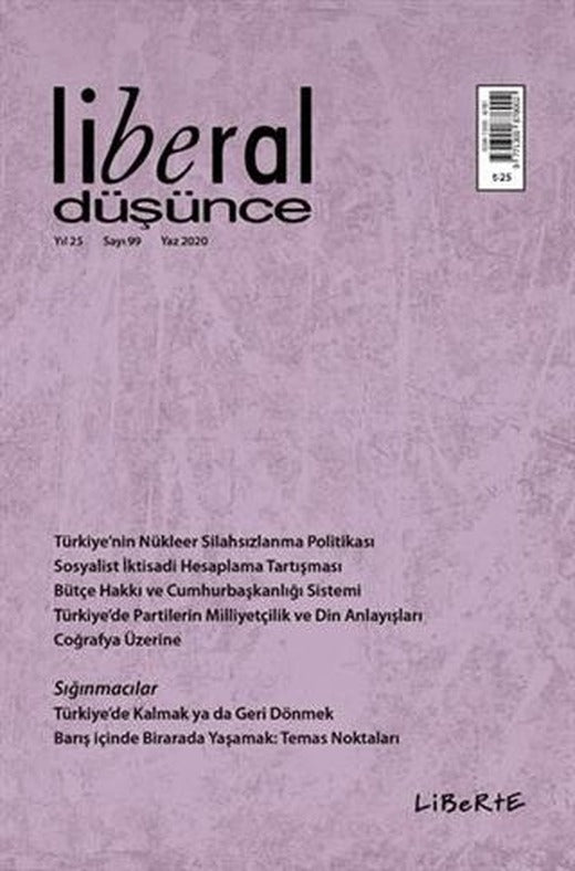 Liberal Düşünce Dergisi Sayı: 99 Yaz 2020 | Liberal Düşünce Dergisi (Ciltsiz)