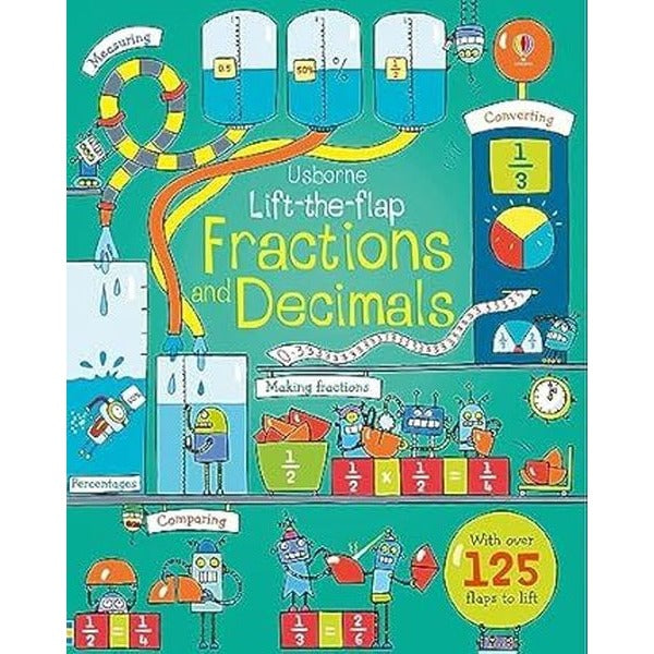 Lift-the-flap Fractions and Decimals | Usborne (Ciltli)