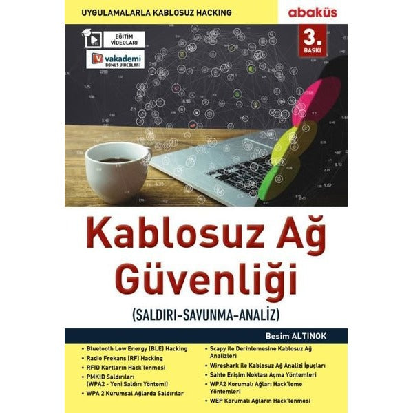 Kablosuz Ağ Güvenliği | Abaküs Kitap - Güvenlik - Veritabanı Dizisi (İnce Kapak)