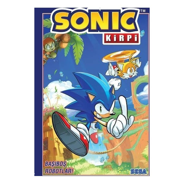 Sonic Kirpi Başıboş Robotlar | Presstij Kitap (İnce Kapak)