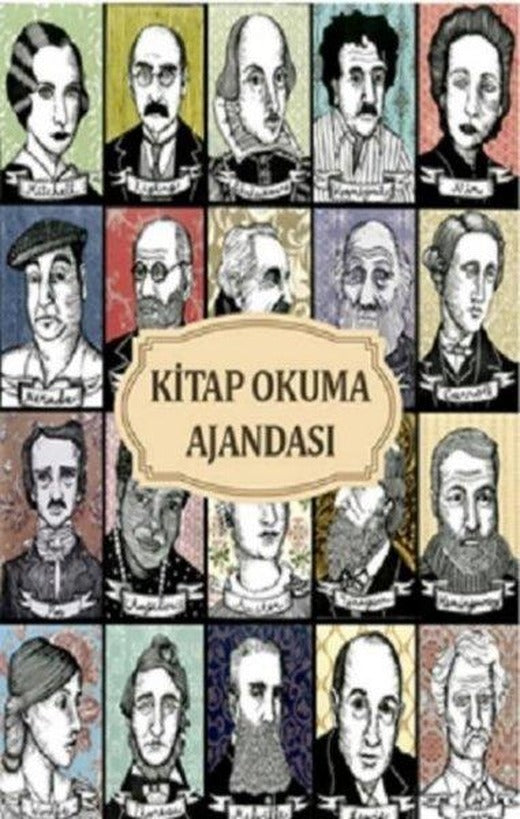 Kitap Okuma Ajandası - Yazarlar | Fa Yayınları (İnce Kapak)