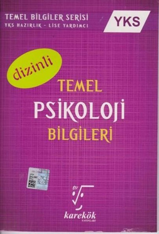 YKS Temel Psikoloji Bilgileri Dizinli | Karekök Eğitim Yayın (İnce Kapak)