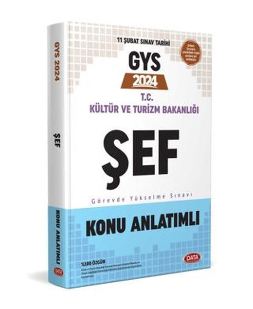 2024 GYS T.C Kültür Ve Turizm Bakanlığı Şef Görevde Yükselme Sınavı Konu Anlatımlı