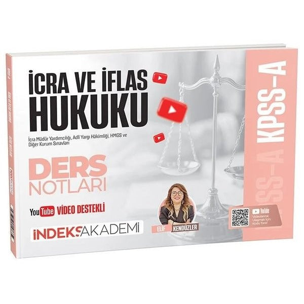 2026 KPSS A Grubu İcra ve İflas Hukuku Video Ders Notları | İndeks Akademi (İnce Kapak)