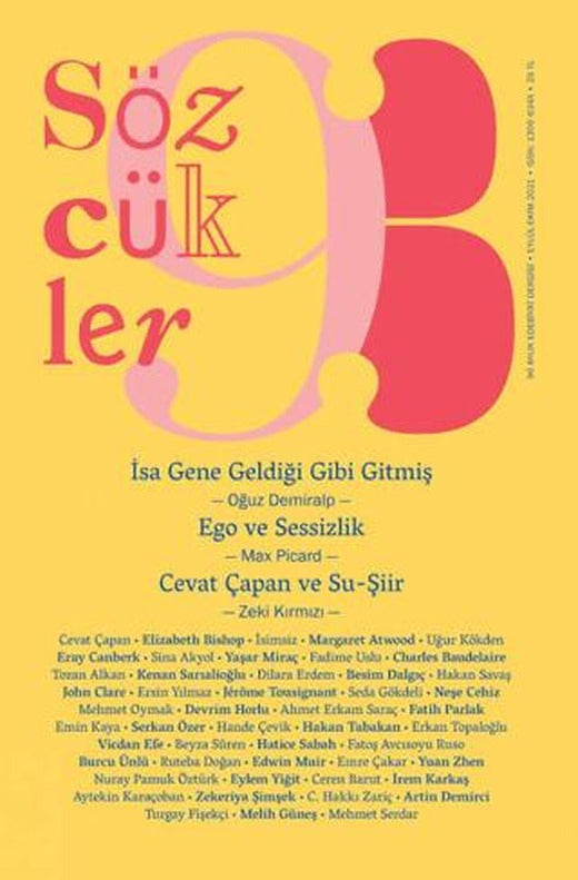 Sözcükler Dergisi Sayı: 93 Eylül-Ekim 2021 | Sözcükler Yayınları (Ciltsiz)