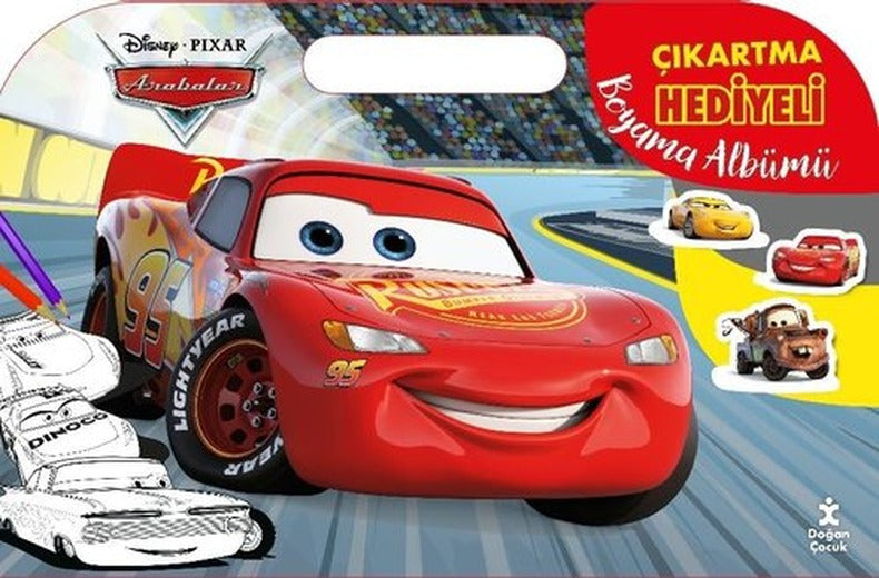 Disney Pixar Arabalar - Çıkartma Hediyeli Boyama Albümü | Doğan Çocuk