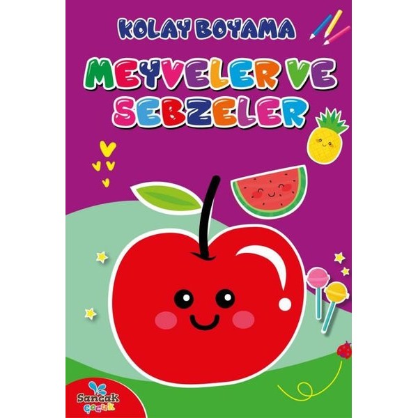 Şirin Boyama - Meyveler ve Sebzeler | Boyama Zamanı (Ciltsiz)