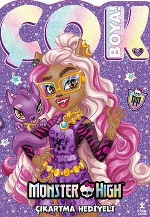 Monster High - Çok Boya! Çıkartma Hediyeli | Doğan Çocuk (İnce Kapak)
