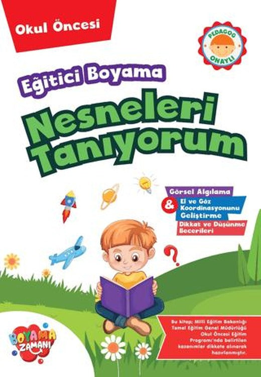 Eğitici Boyama – Nesneleri Tanıyorum | Boyama Zamanı (Ciltsiz)