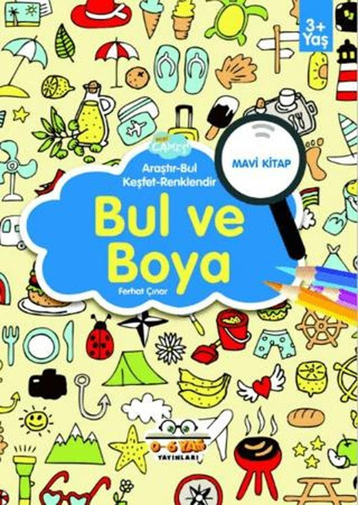 Bul ve Boya - Mavi Kitap