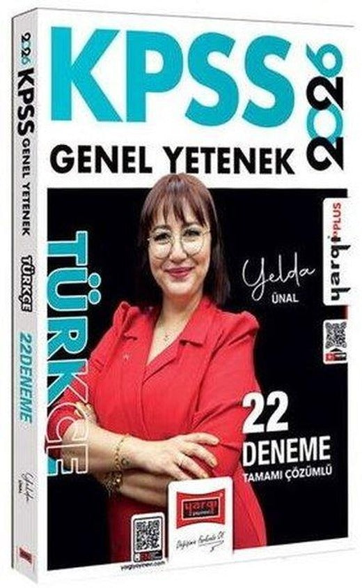 2026 KPSS Genel Yetenek Tamamı Çözümlü Türkçe 22 Deneme | Yargı Yayınları (İnce Kapak)