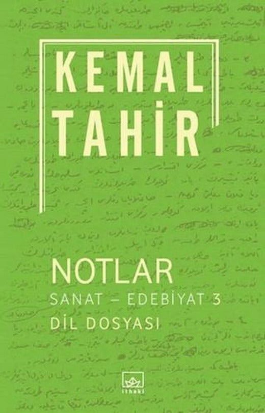 Notlar / Sanat-Edebiyat 3 | İthaki Yayınları (Ciltsiz)