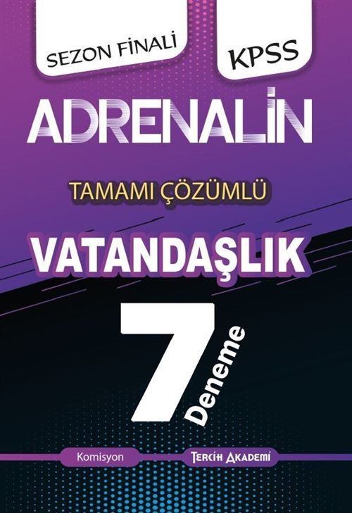 KPSS Adrenalin Vatandaşlık Tamamı Çözümlü Soru Bankası