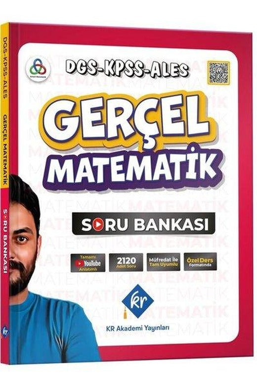 Gerçel Matematik DGS KPSS ALES Soru Bankası | KR Akademi (İnce Kapak)