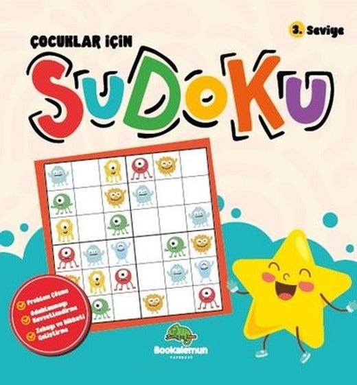 Çocuklar İçin Sudoku 3.Seviye | Bookalemun Yayınları