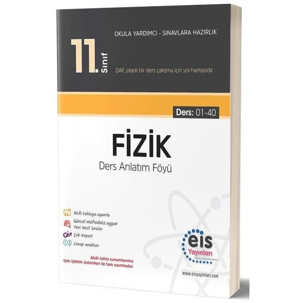 11.Sınıf Fizik Ders Anlatım Föyü | Eis Yayınları (İnce Kapak)