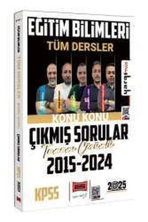 2025 KPSS Eğitim Bilimleri Tüm Dersler 2015-2024 Tamamı Çözümlü Konu Konu Çıkmış Sorular | Yargı Yayınları (İnce Kapak)