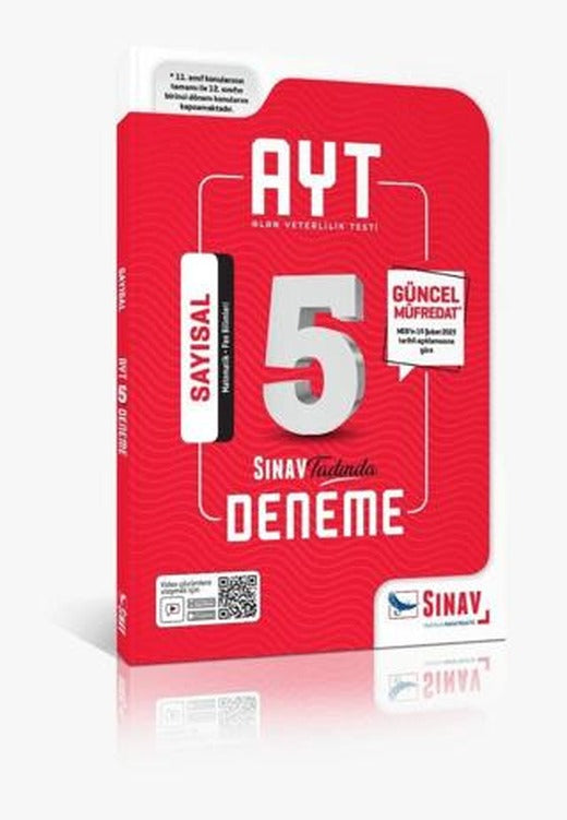Sınav AYT Sayısal 5 Deneme