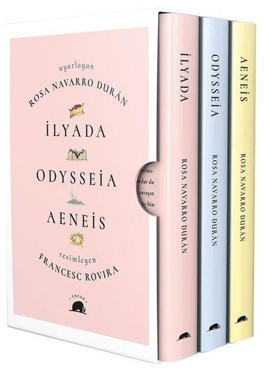 Çocuklar için Destanlar Seti-3 Kitap Takım | Kolektif Kitap (İnce Kapak)