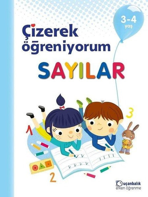 Çizerek Öğreniyorum-Sayılar 3-4 Yaş | Uçanbalık Yayıncılık (İnce Kapak)