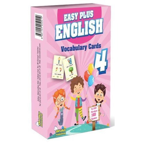 4. Sınıf Easy Plus English Kelime Kartları | Selimer (İnce Kapak)