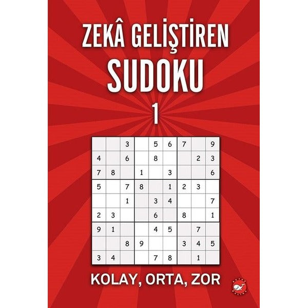 Zeka Geliştiren Sudoku-1 | Beyaz Balina Yayınları (İnce Kapak)